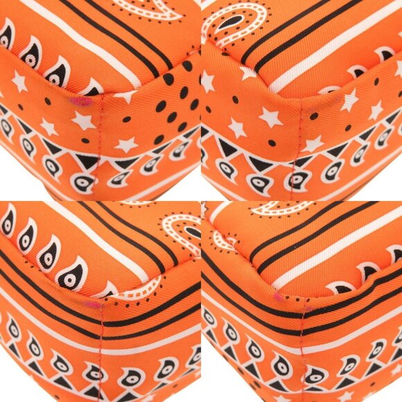 HERMES Orange Pouch - Picture 5 of 10